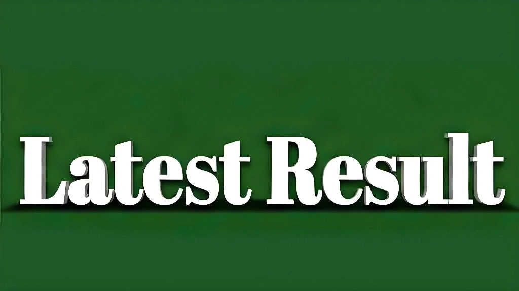 New Job Vacancy: Latest Result