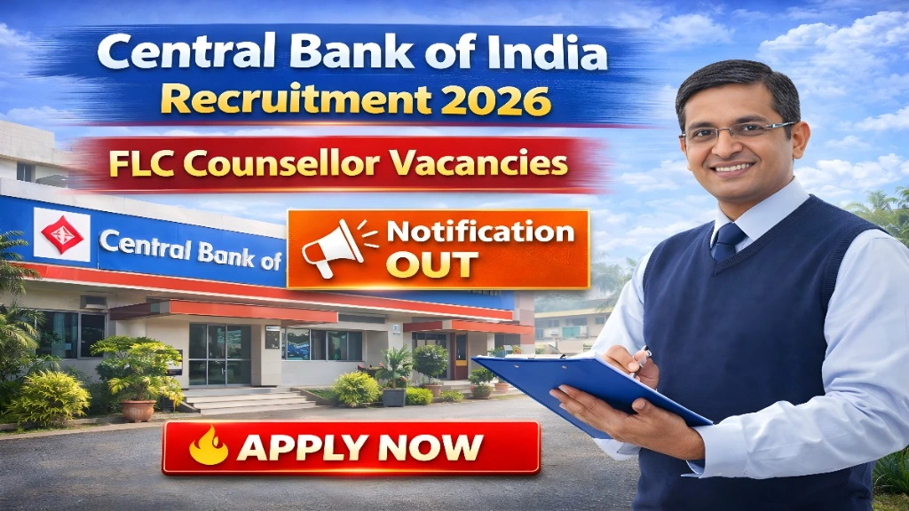 Central Bank FLC Counselor Recruitment Apply Now