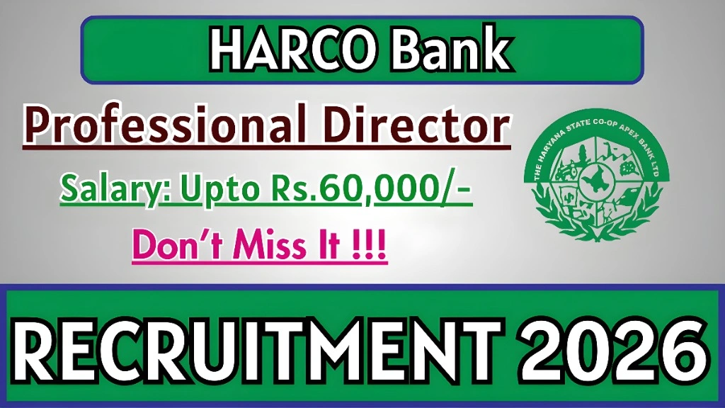 HARCO Bank Professional Director Recruitment Apply Now