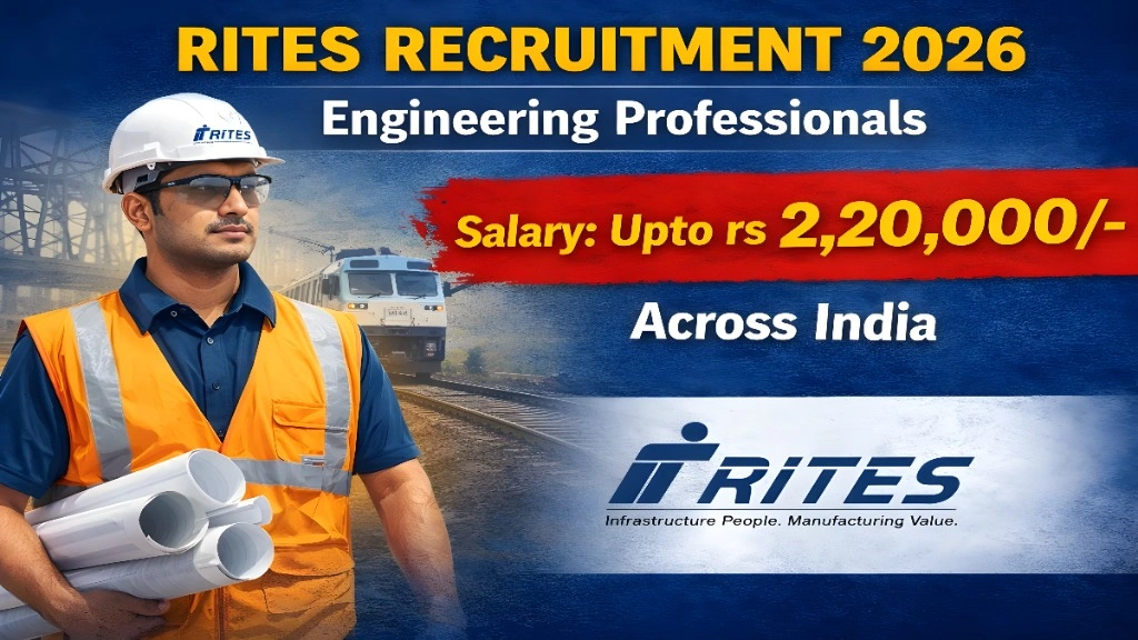 RITES Engineering Recruitment Apply Now