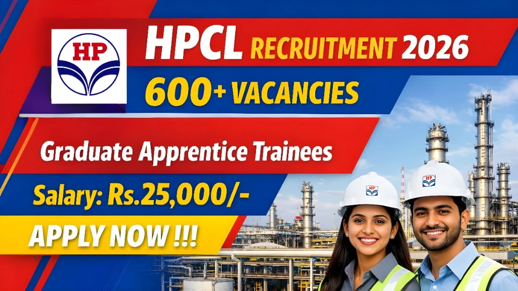 HPCL Graduate Apprentice Trainees Recruitment