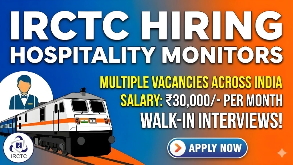 IRCTC Recruitment Apply Now