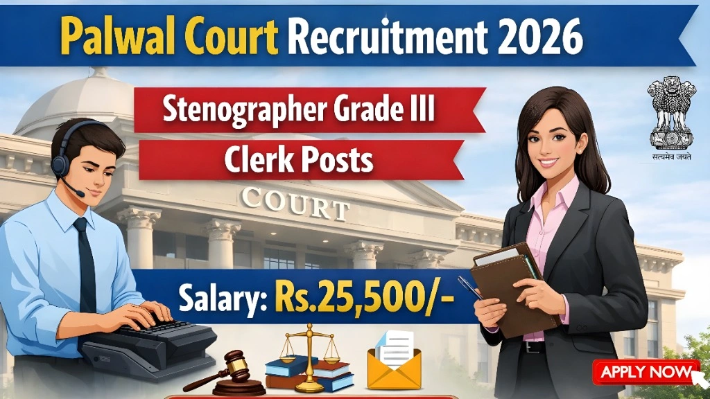 Palwal Court Recruitment Apply Now