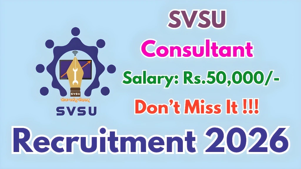 SVSU Consultant Recruitment