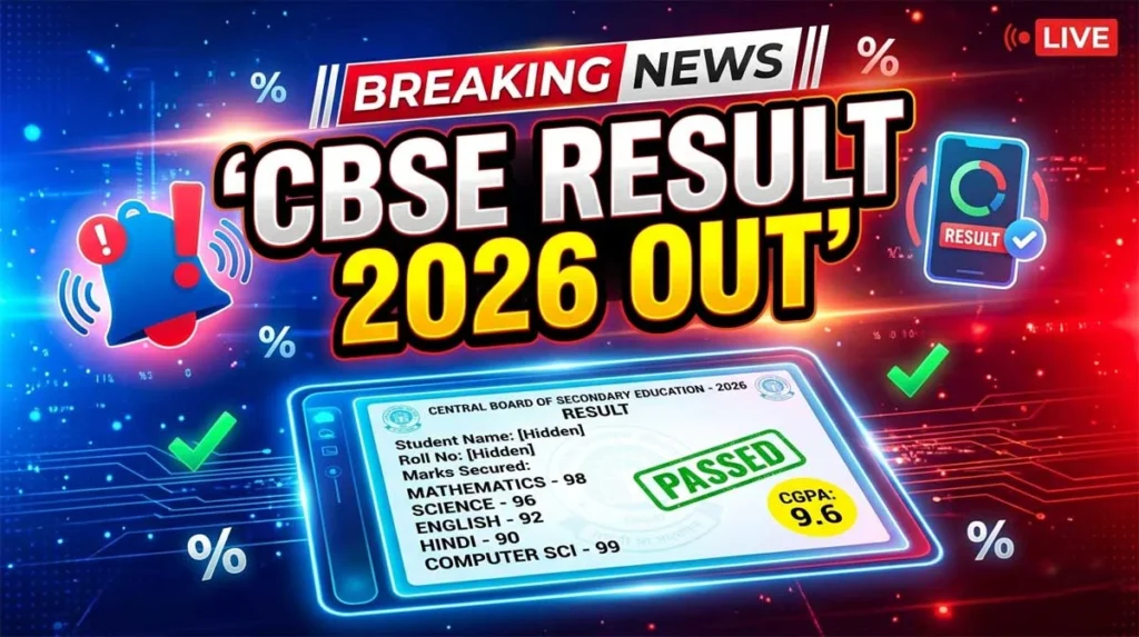 CBSE Class 10th & 12th Result 2026 Check Your Scorecard Marksheet Now