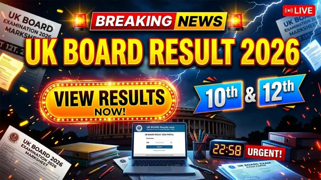 UK Board Class 10th & 12th Result 2026