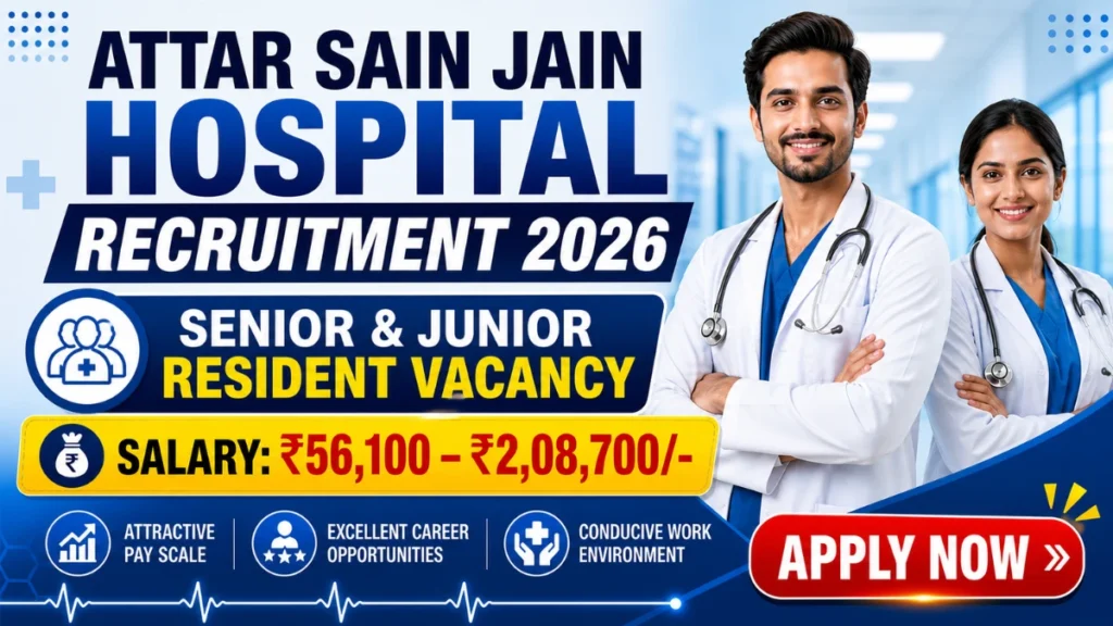 Attar Sain Jain Eye and General Hospital Job 2026