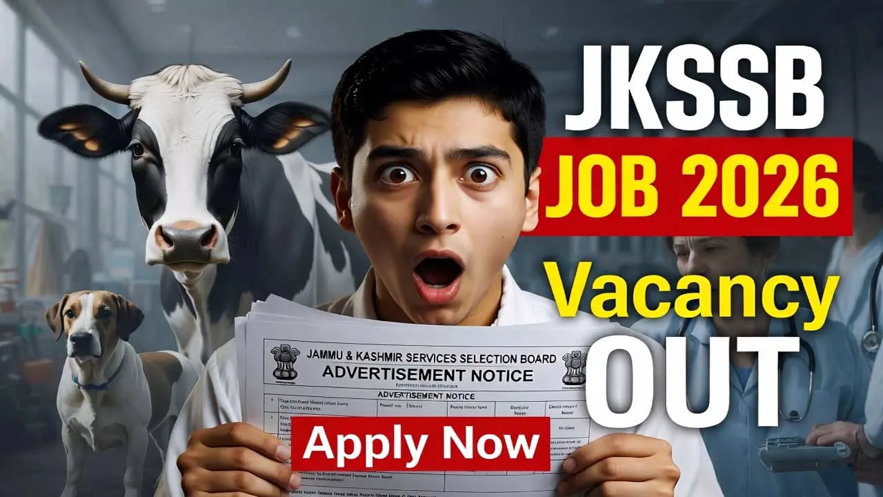 JKSSB Veterinary Pharmacist Recruitment