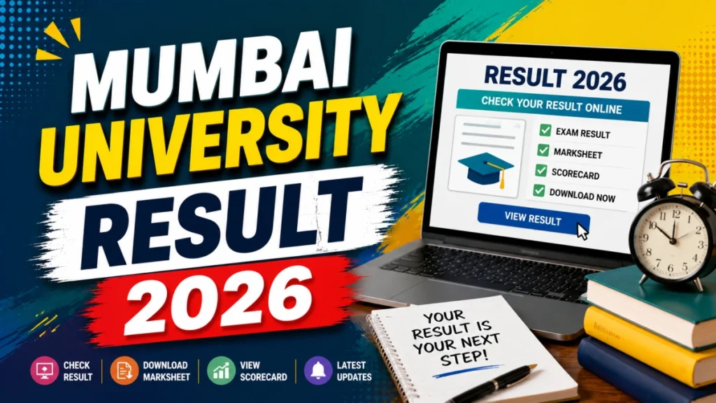Mumbai University Result 2026 Out Check B.E, B.Sc And M.P.Ed